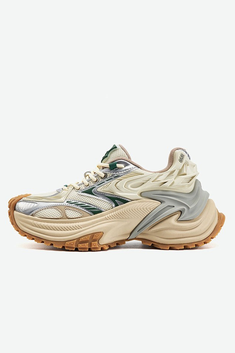 Rattlesnake Series Silver Running Dad Sneakers - EU Only