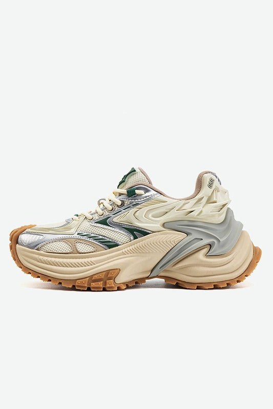 Rattlesnake Series Silver Running Dad Sneakers - EU Only
