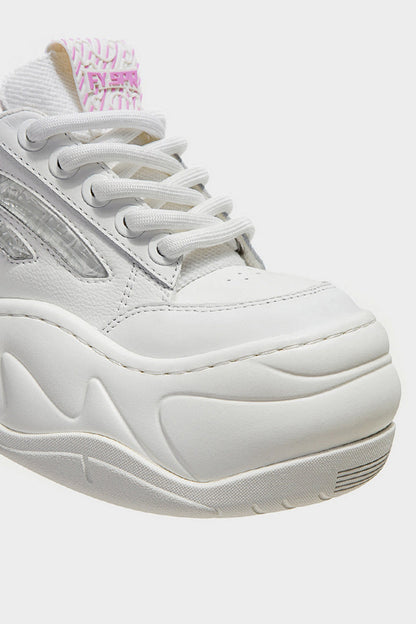 Chunky Platform White Sneakers