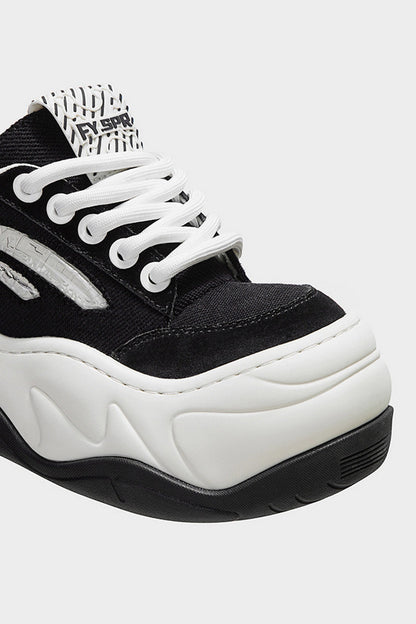 Chunky Platform Black Sneakers