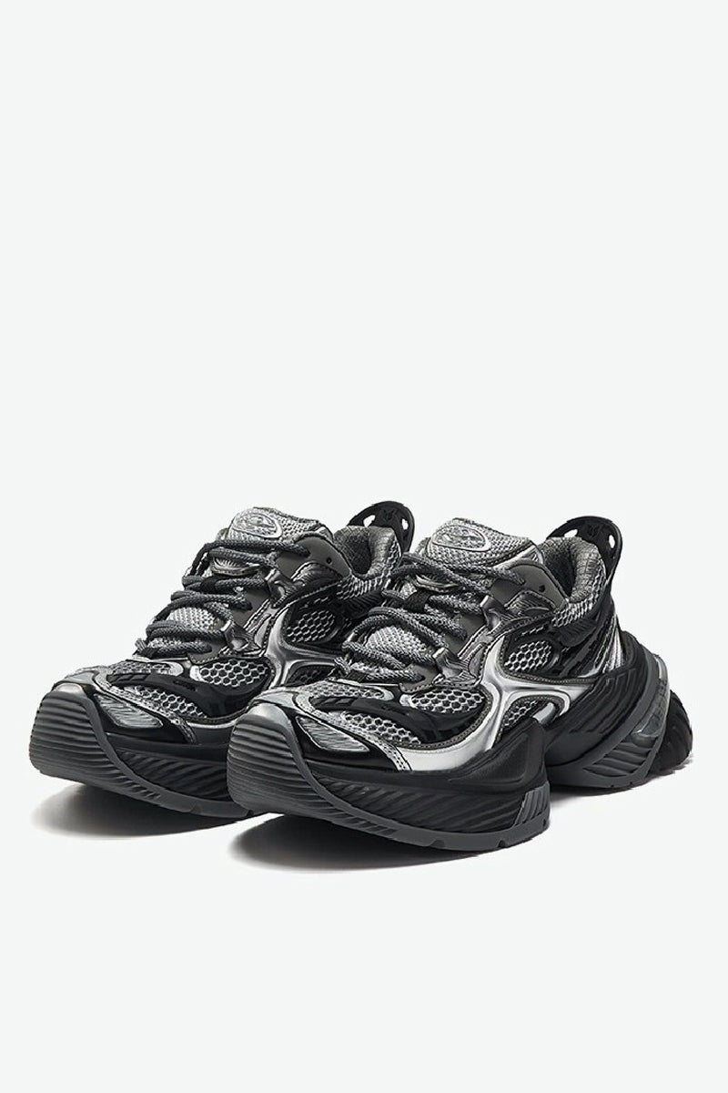 Scorpio Chunky Mesh Platform Sneakers