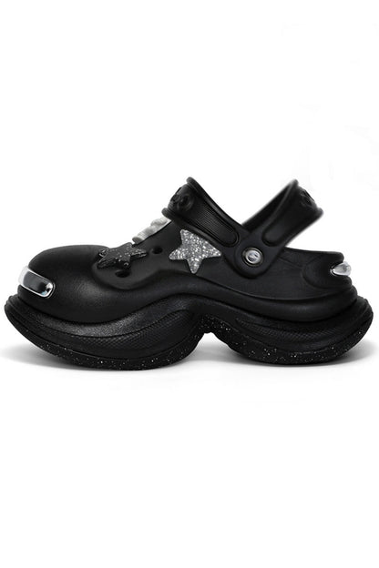 Platform Slip-On Clog Sandals
