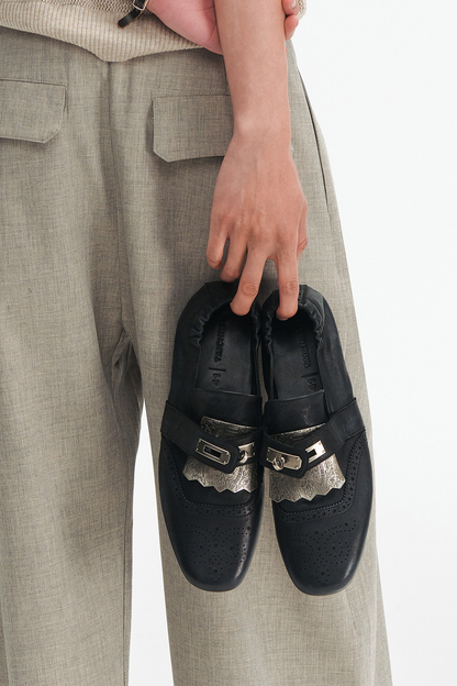 Slip-On Derby Mules