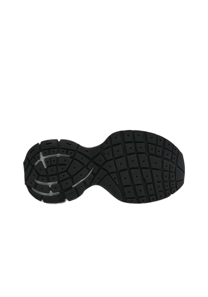 Metallic Mesh Sculpted-Sole Runner Sneakers