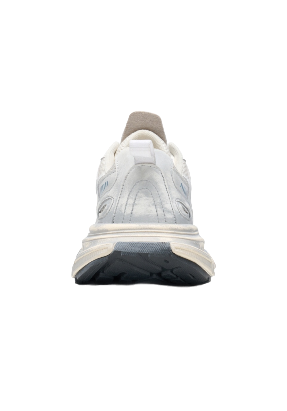 Metallic Mesh Sculpted-Sole Runner Sneakers