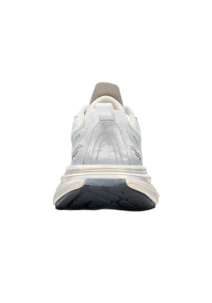 Metallic Mesh Sculpted-Sole Runner Sneakers