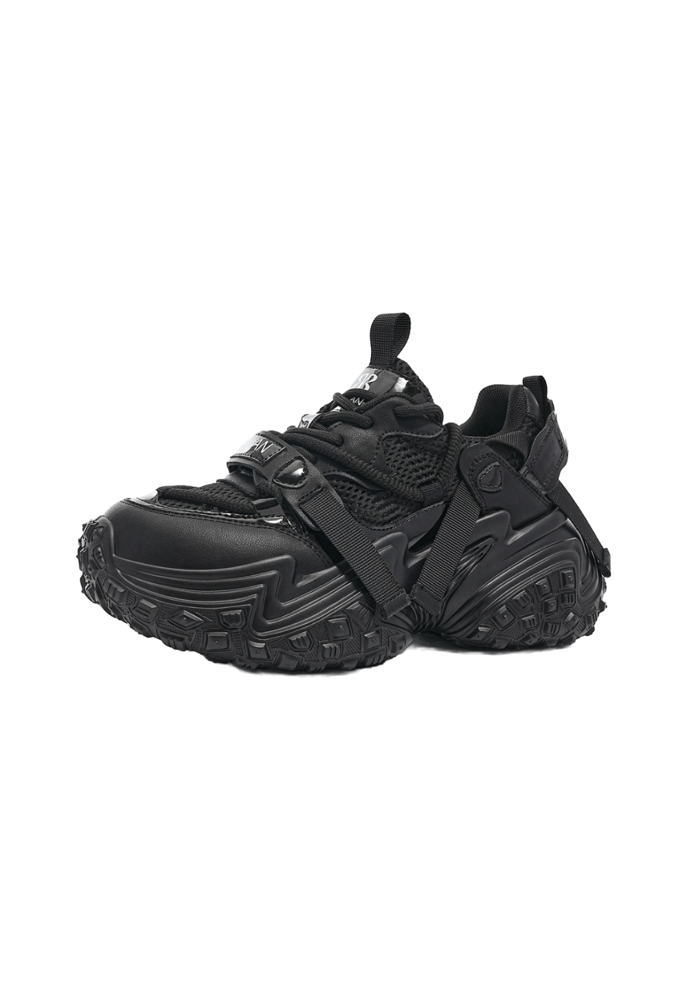 Racing-Tread Chunky Sport Sneakers