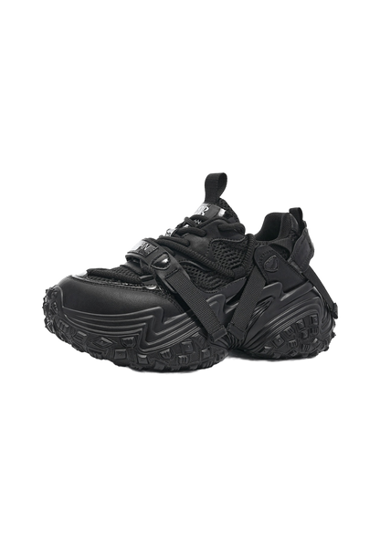 Racing-Tread Chunky Sport Sneakers
