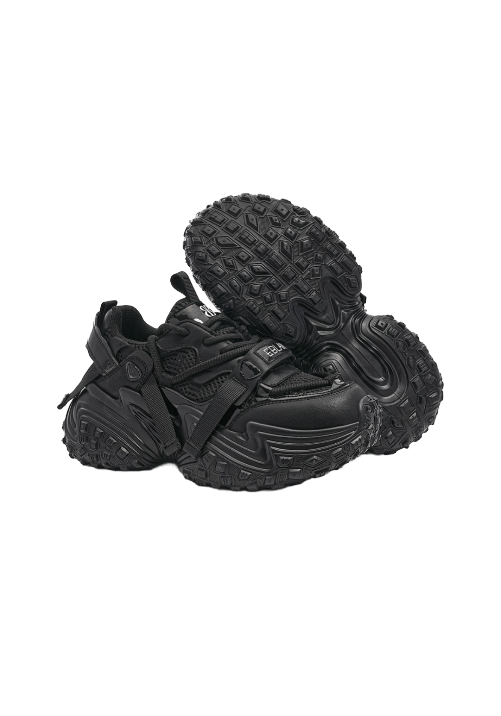 Racing-Tread Chunky Sport Sneakers