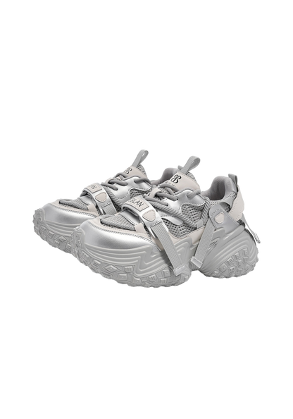 Racing-Tread Chunky Sport Sneakers