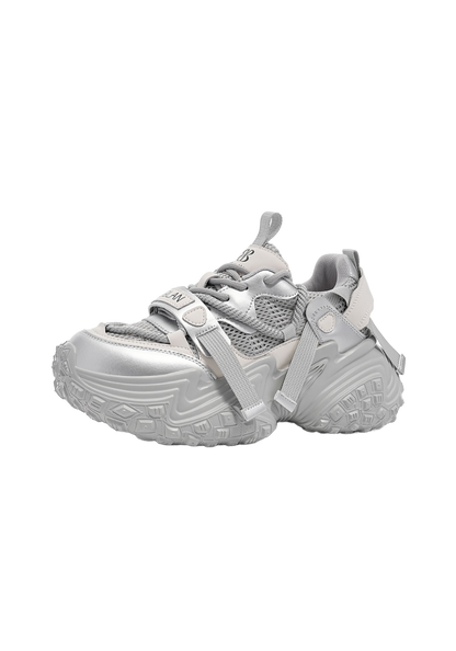 Racing-Tread Chunky Sport Sneakers