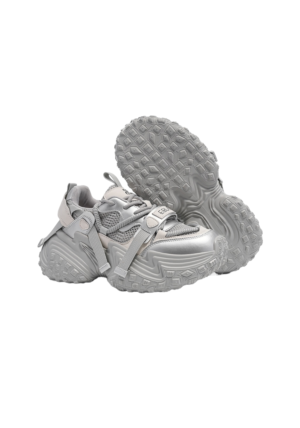 Racing-Tread Chunky Sport Sneakers