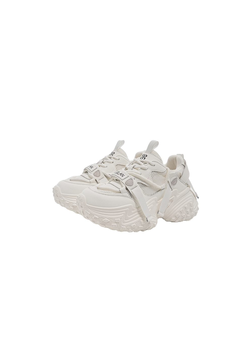 Racing-Tread Chunky Sport Sneakers
