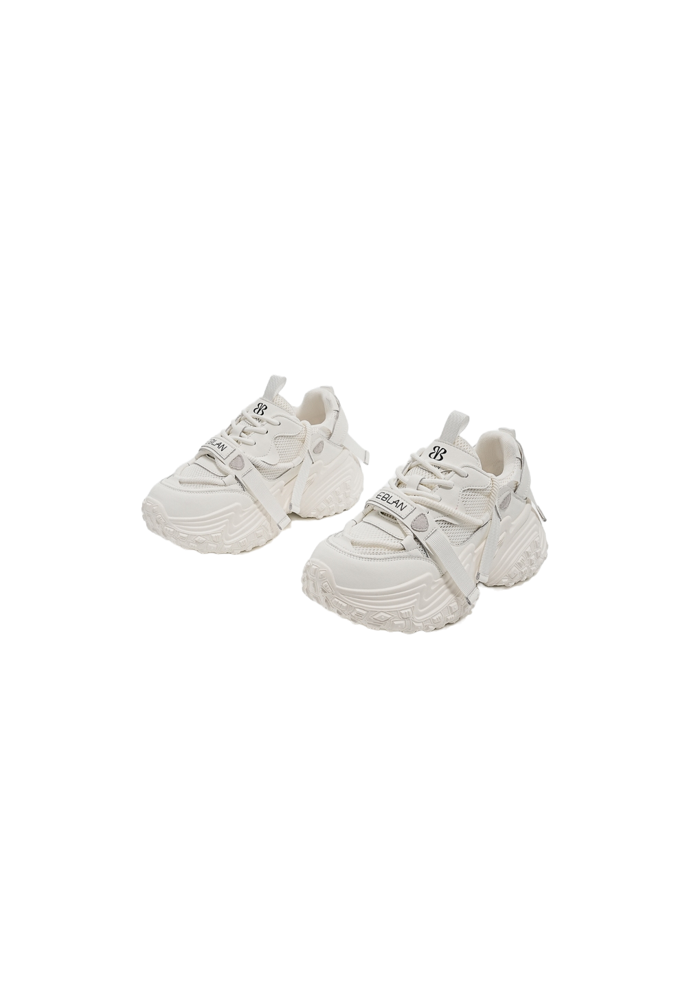 Racing-Tread Chunky Sport Sneakers