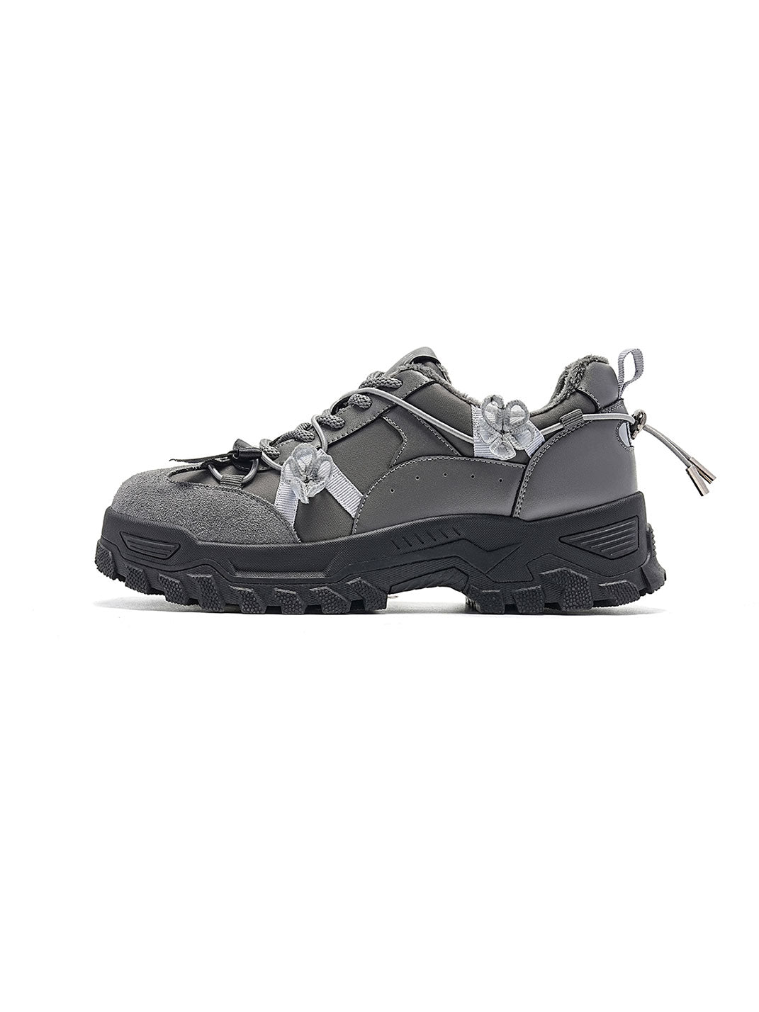 Sakura-Plush Chunky Trail Sneakers