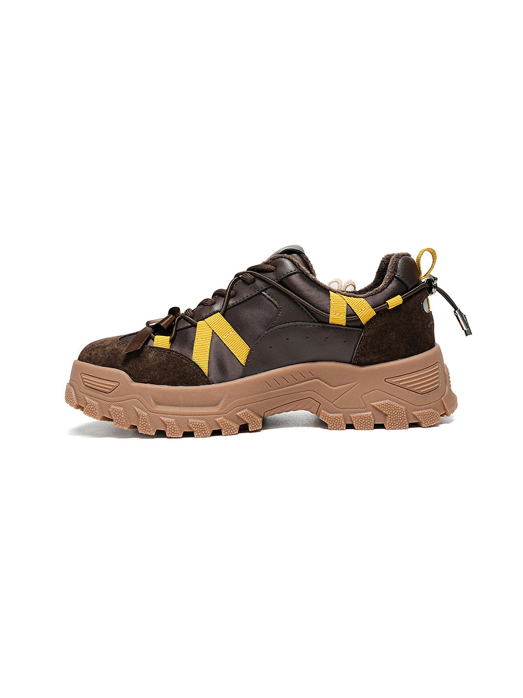 Sakura-Plush Chunky Trail Sneakers