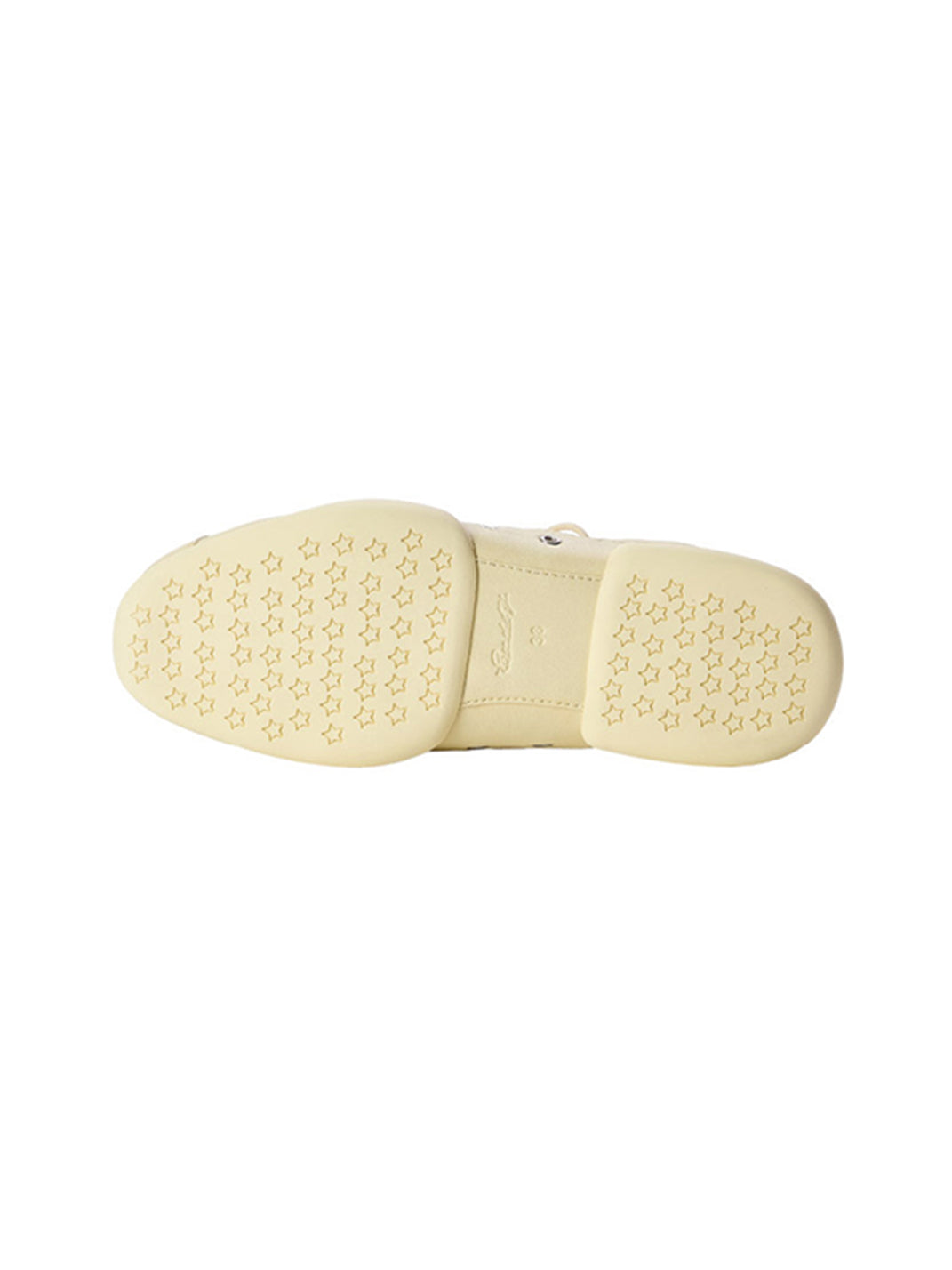 Star-Lace Low-Profile Leather Trainers