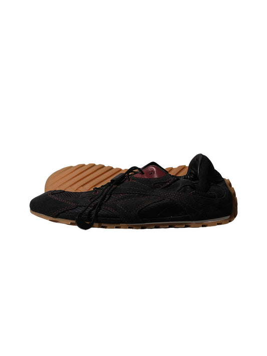 Paneled Nubuck Low-Profile Trainers