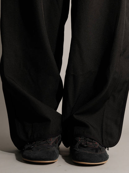 Paneled Nubuck Low-Profile Trainers