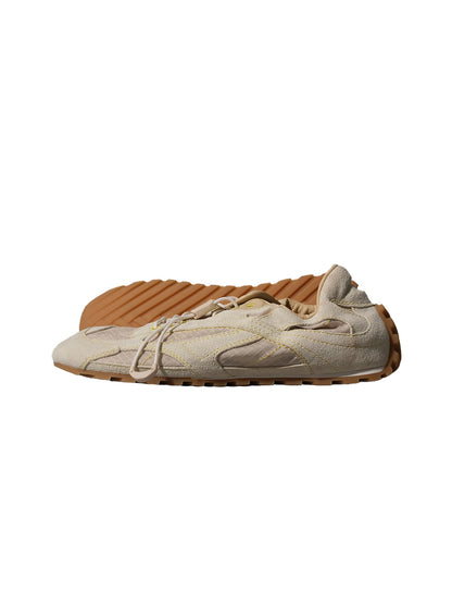 Paneled Nubuck Low-Profile Trainers