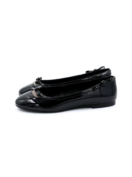 Heart-Back Patent Ballet Flats