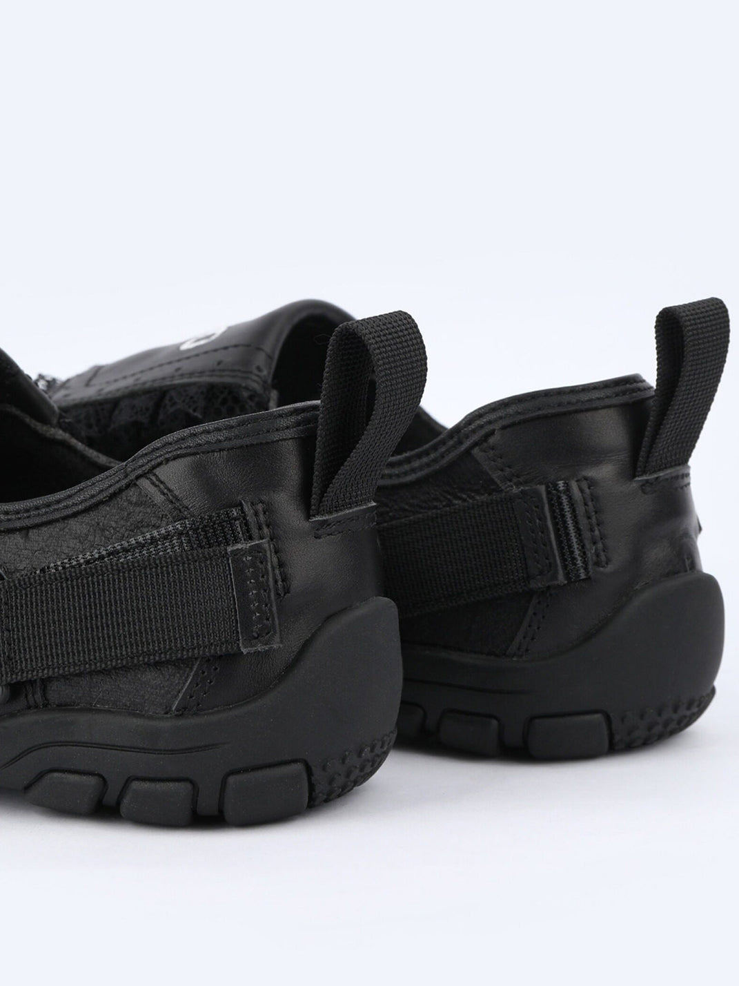 Lace-Panel Rivet Sport Sandals