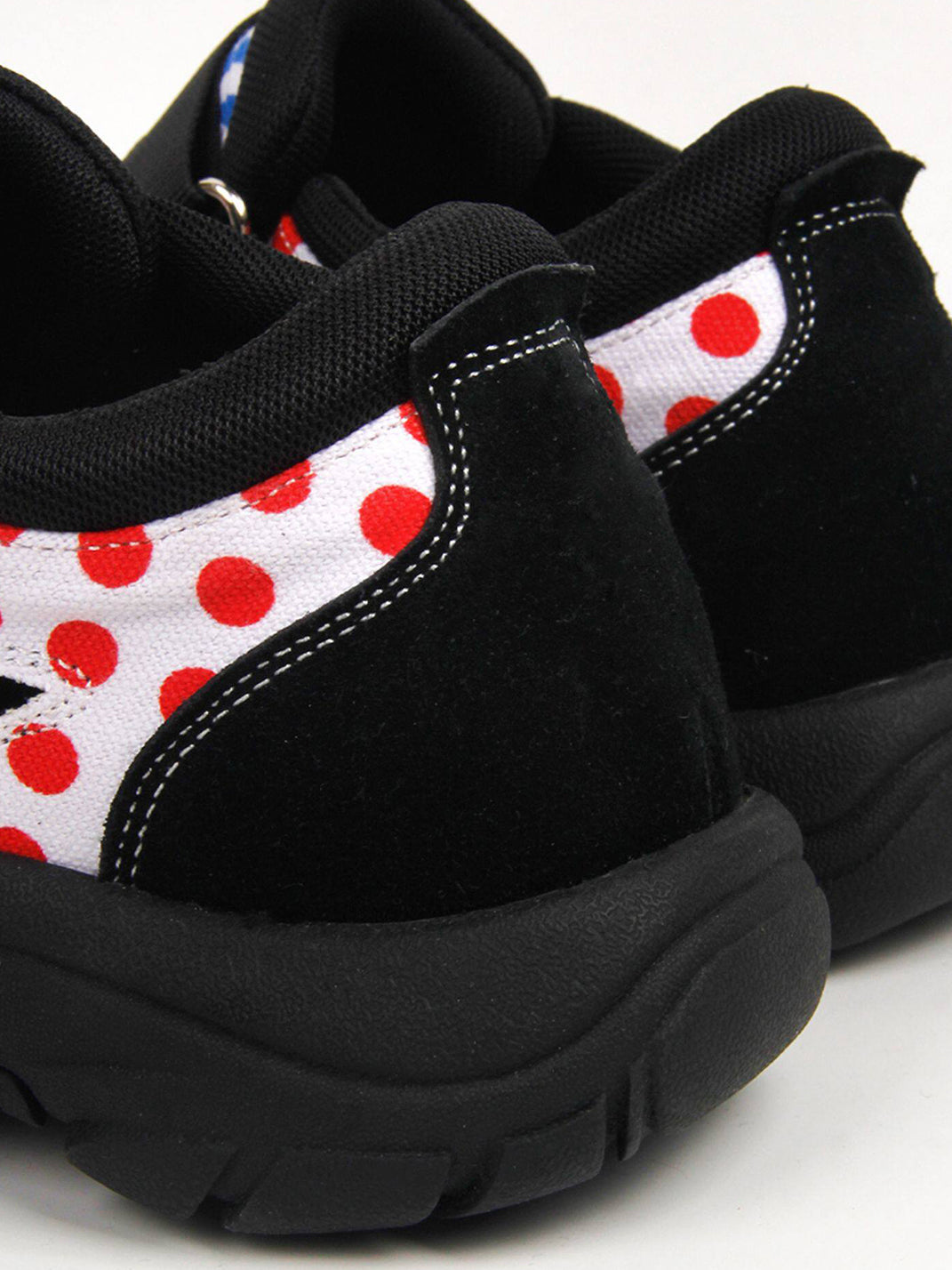 Mixed-Print Strap Trail Mary Janes