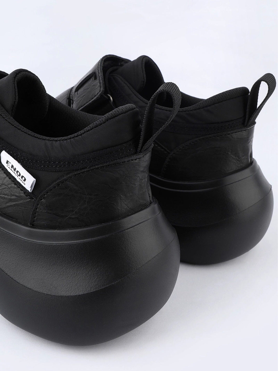 Triple-Strap Sculpted Platform Shoes