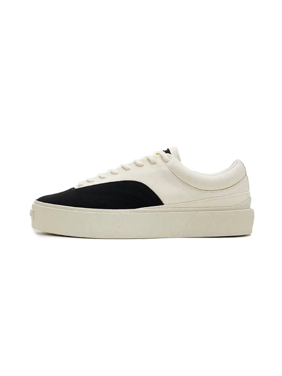 Two-Tone Platform Canvas Skate Shoes