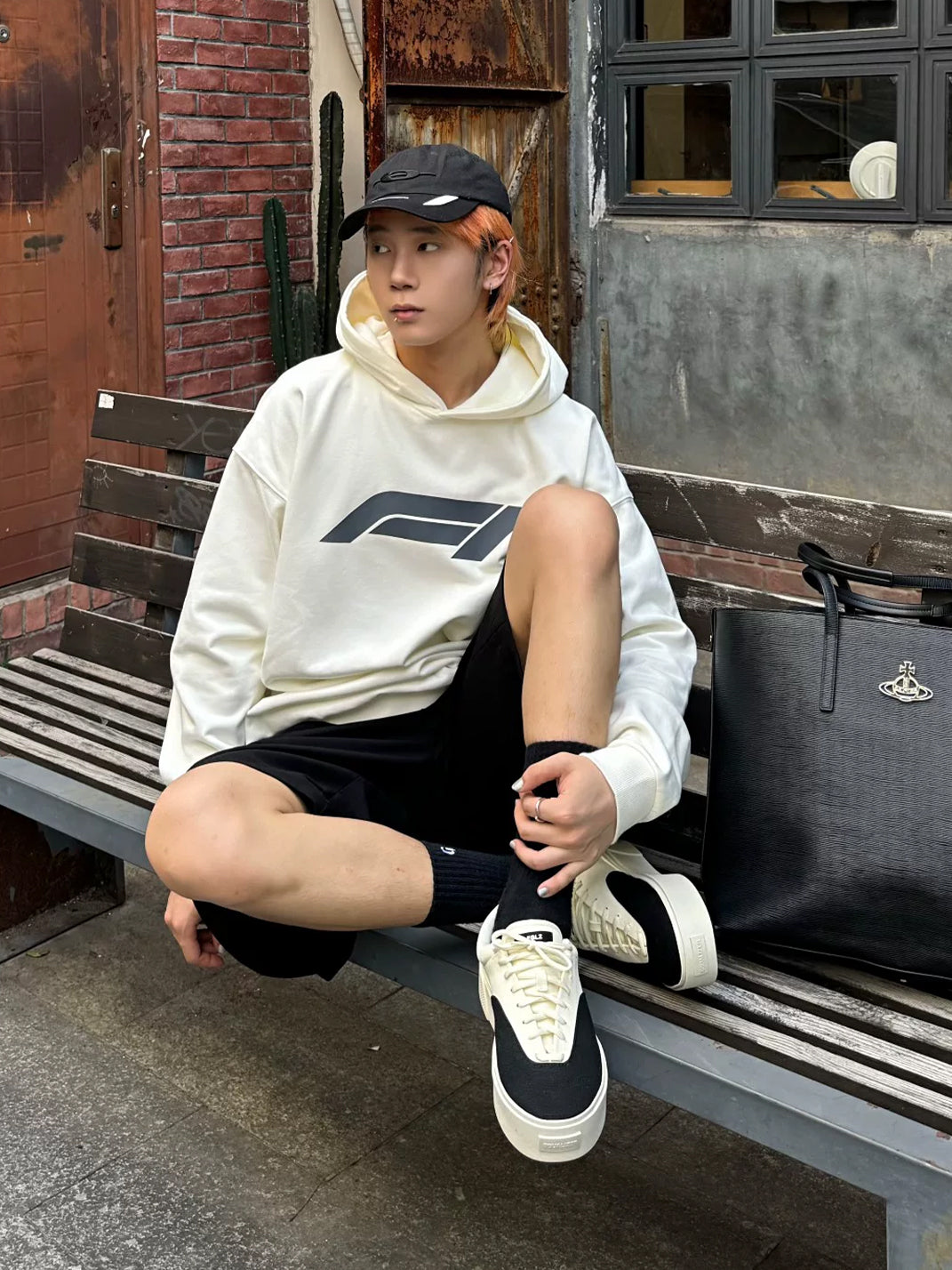 Two-Tone Platform Canvas Skate Shoes