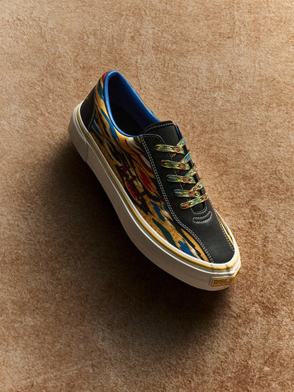 Adras Abstract-Print Canvas Skate Shoes