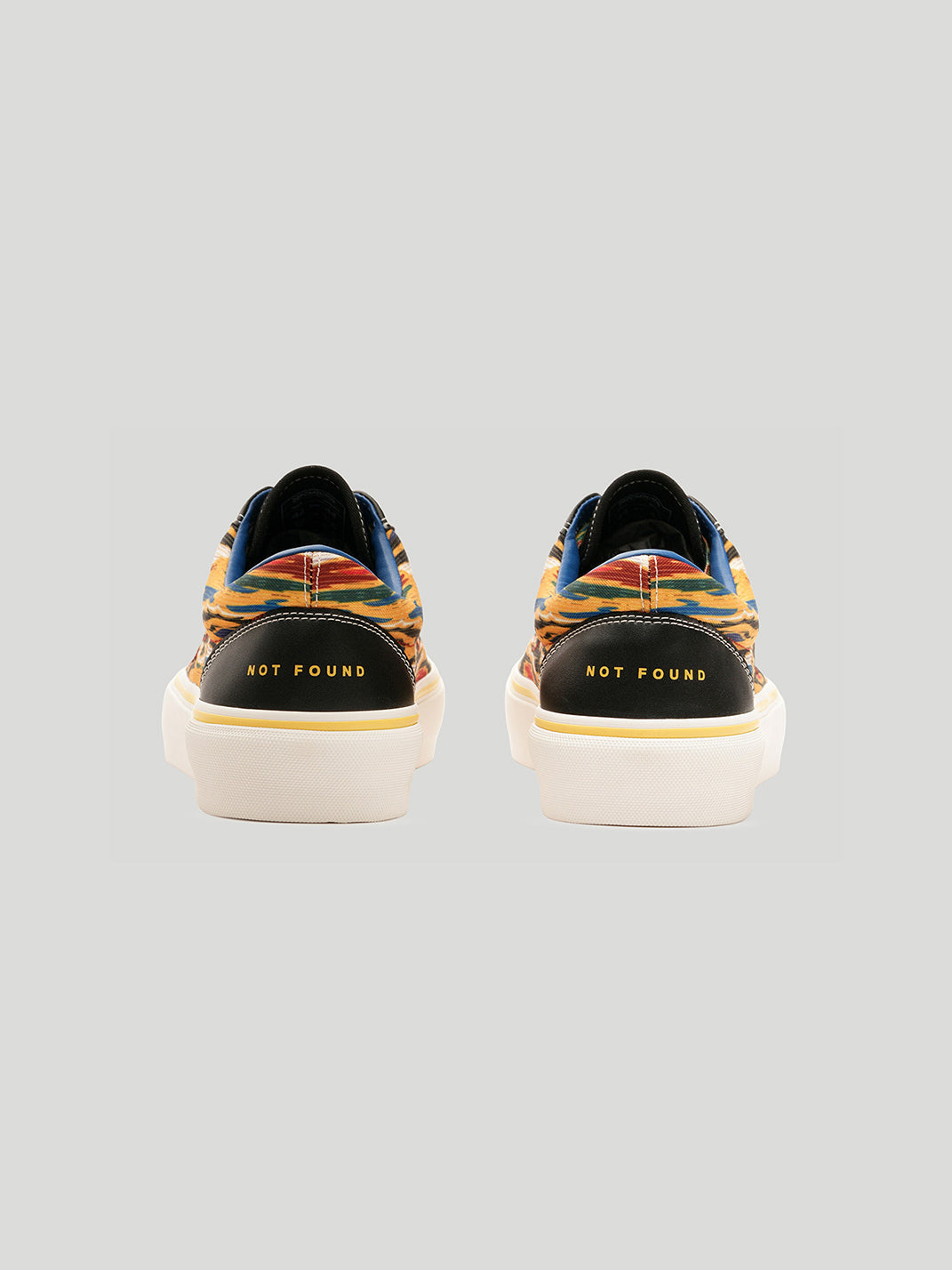 Adras Abstract-Print Canvas Skate Shoes