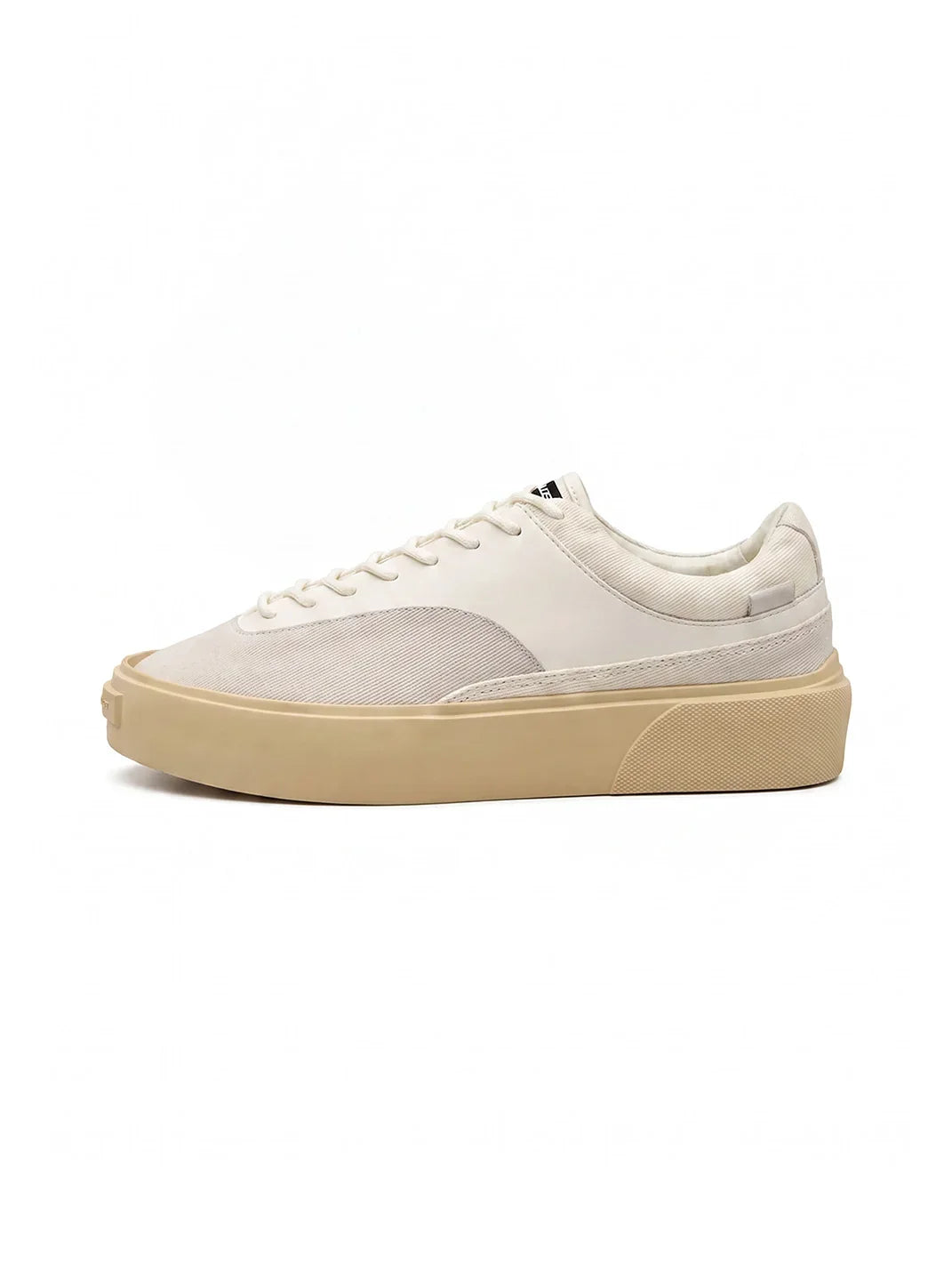 FAULT22 Neutral Platform Canvas Trainers