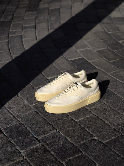 FAULT22 Neutral Platform Canvas Trainers