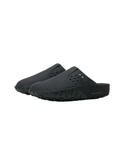 Perforated Wide-Fit Suede Support Mules