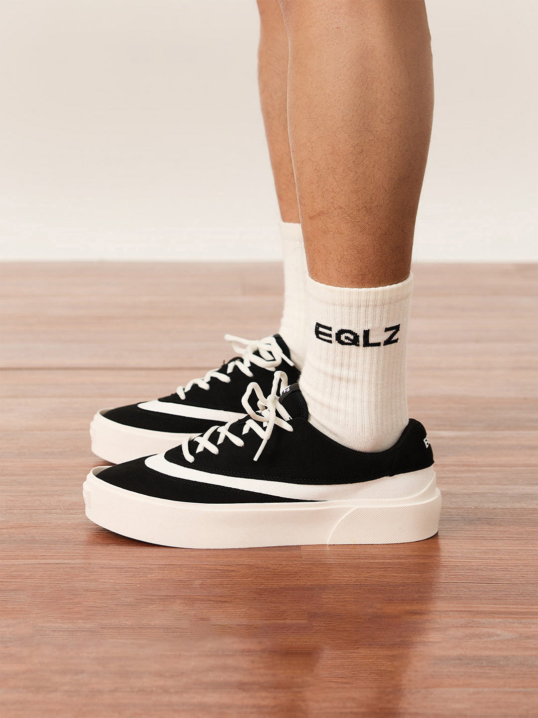FAULT Suede Colorblock Platform Trainers
