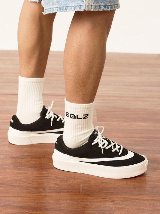 FAULT Suede Colorblock Platform Trainers