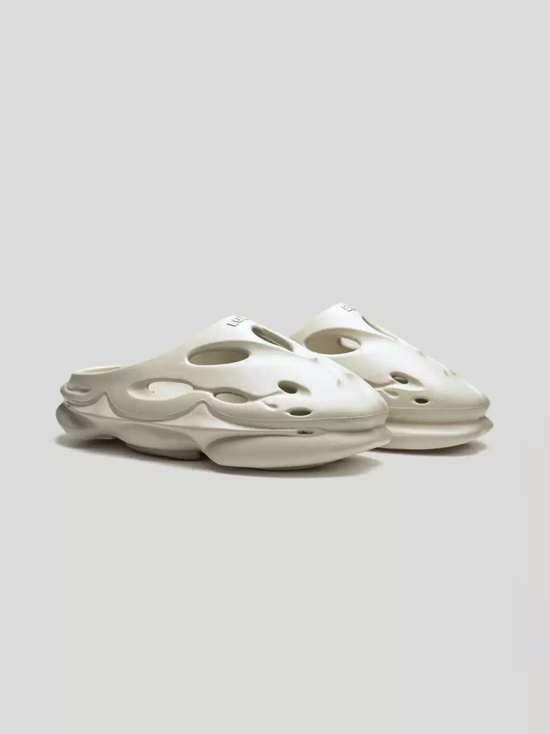 Perforated Dual-Density Platform Clogs