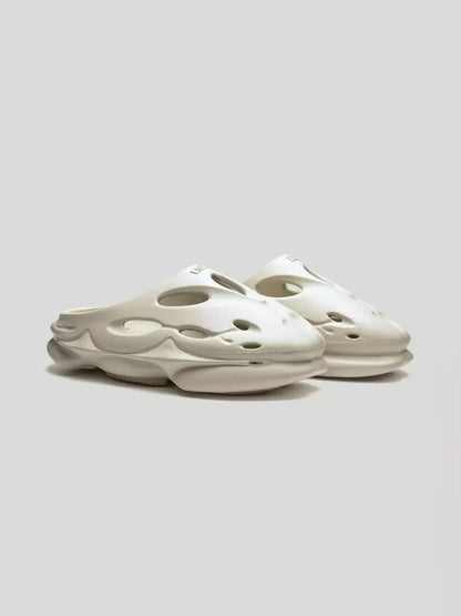 Perforated Dual-Density Platform Clogs