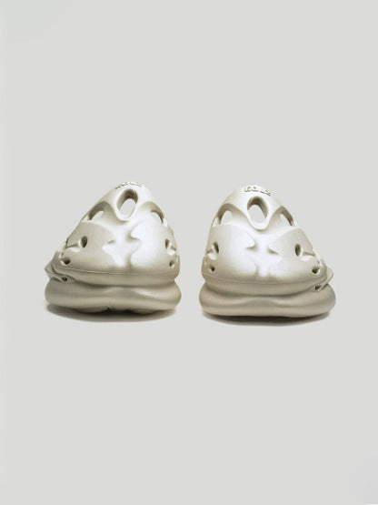 Perforated Dual-Density Platform Clogs