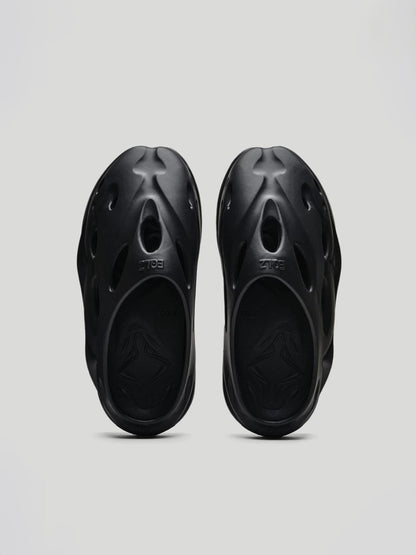 Perforated Dual-Density Platform Clogs