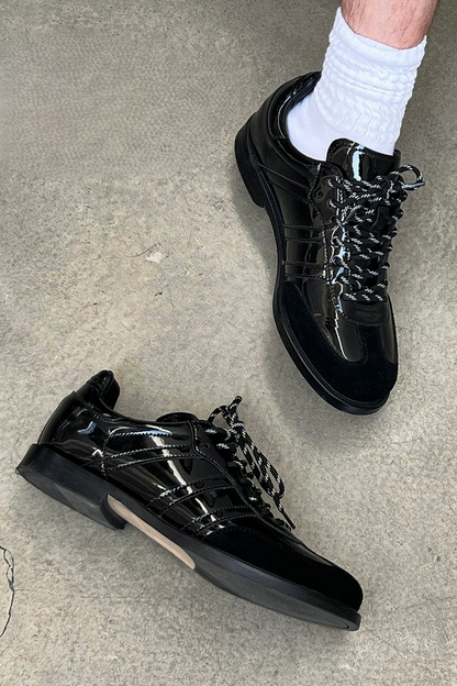 Patent Leather Trainer Sneakers