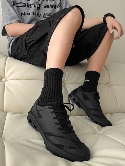 Arch-Support Elastic Low-Profile Sneakers