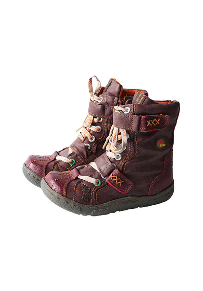 Fleece-Lined Hand-Stitched Mid-Calf Boots
