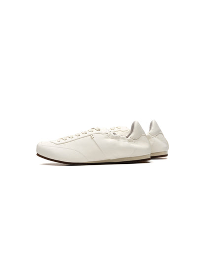 Ribbon-Laced Low-Profile Retro Trainers