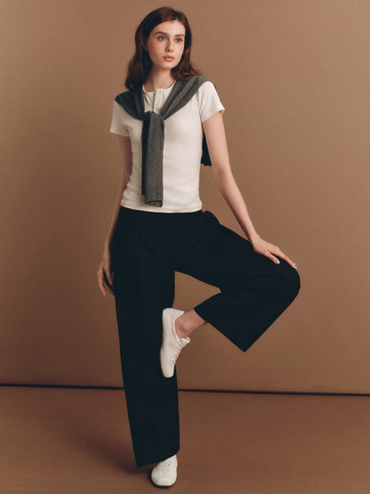 Ribbon-Laced Low-Profile Retro Trainers