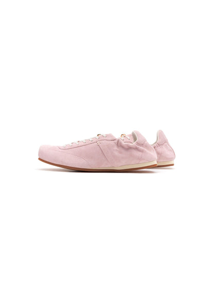 Ribbon-Laced Low-Profile Retro Trainers