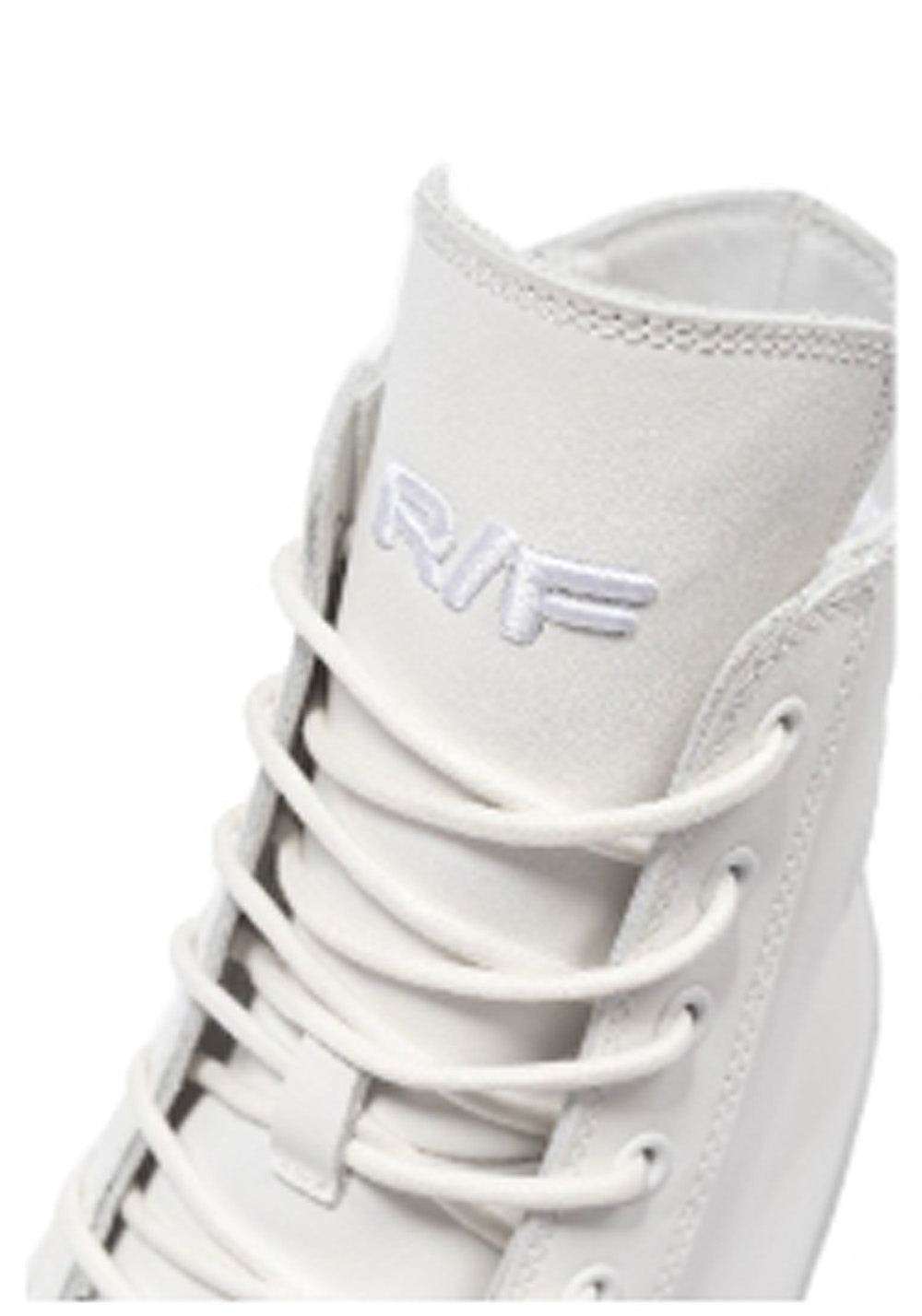 Open-Heel Leather High-Top Boots