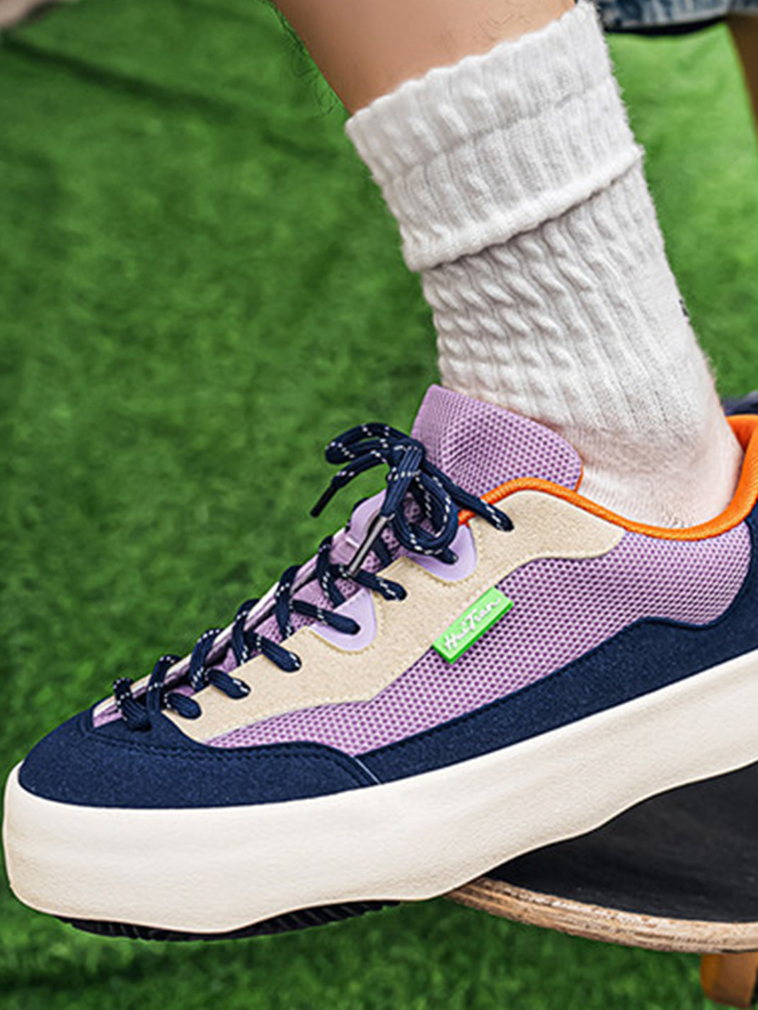 Morandi Colorblock Platform Sneakers