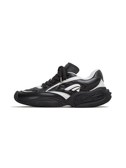 Quilted-Panel Low-Profile Sport Sneakers